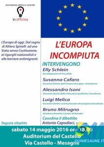 Locandina l'Europa Incompiuta