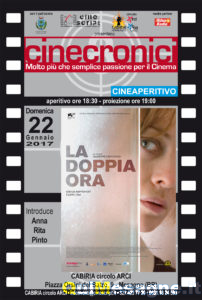 Locandina 32x47e5 CINECRONICI CINEINCONTRO 22-Gennaio-2017