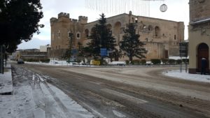 castello innevato 8 gennaio 2017