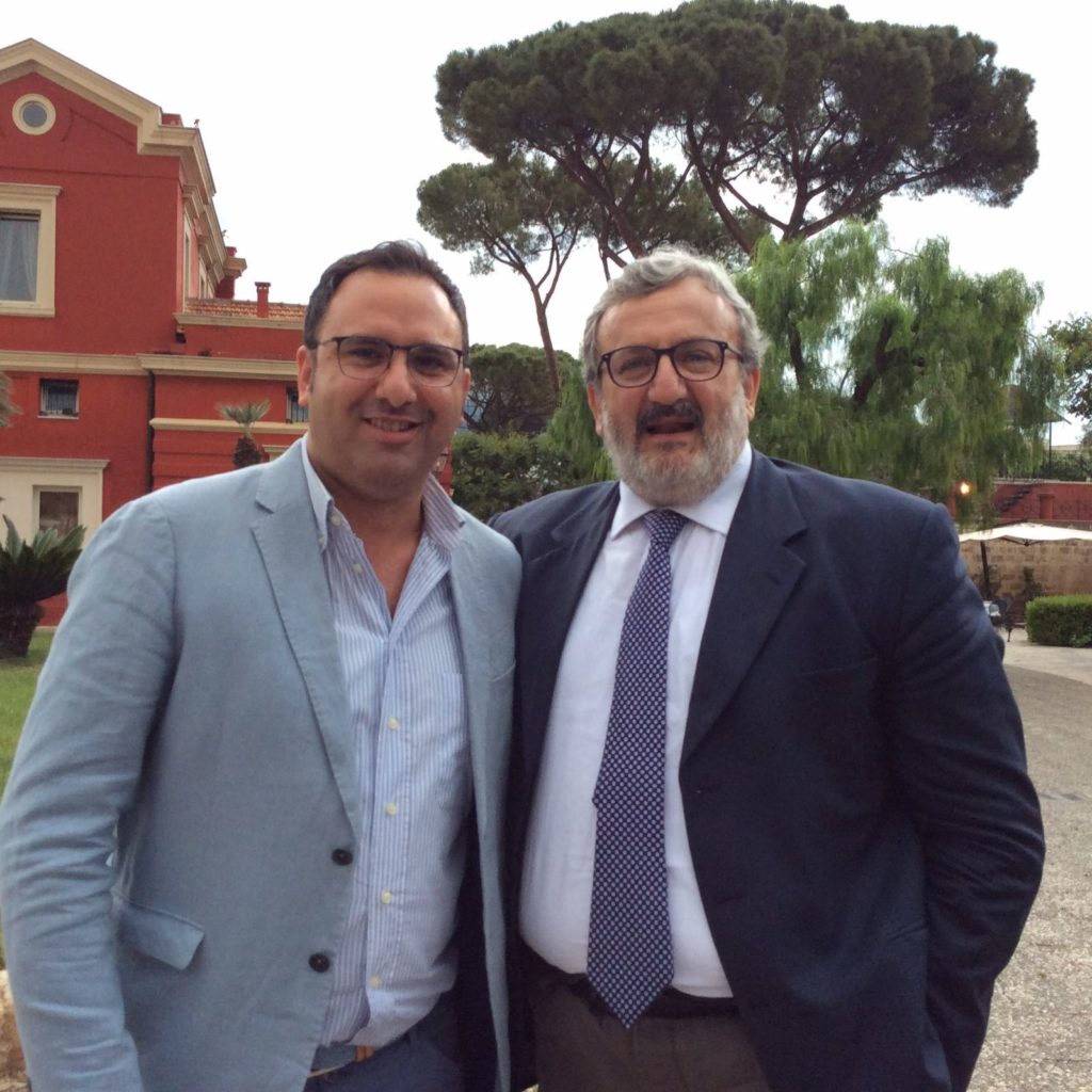 Mauro Vizzino e Michele Emiliano