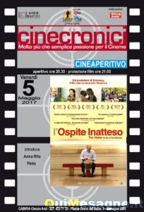 Cinecronici Maggio L'OSPITE INATTESO - WEB