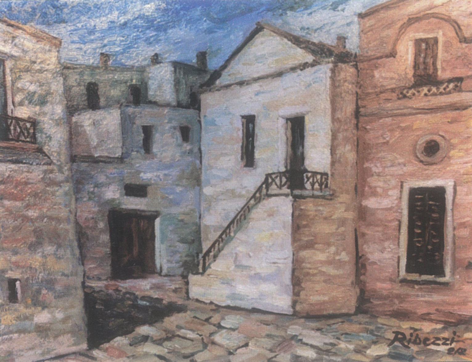 MESAGNE ANTICA-olio su mediodenso cm. 50x70 - 2002