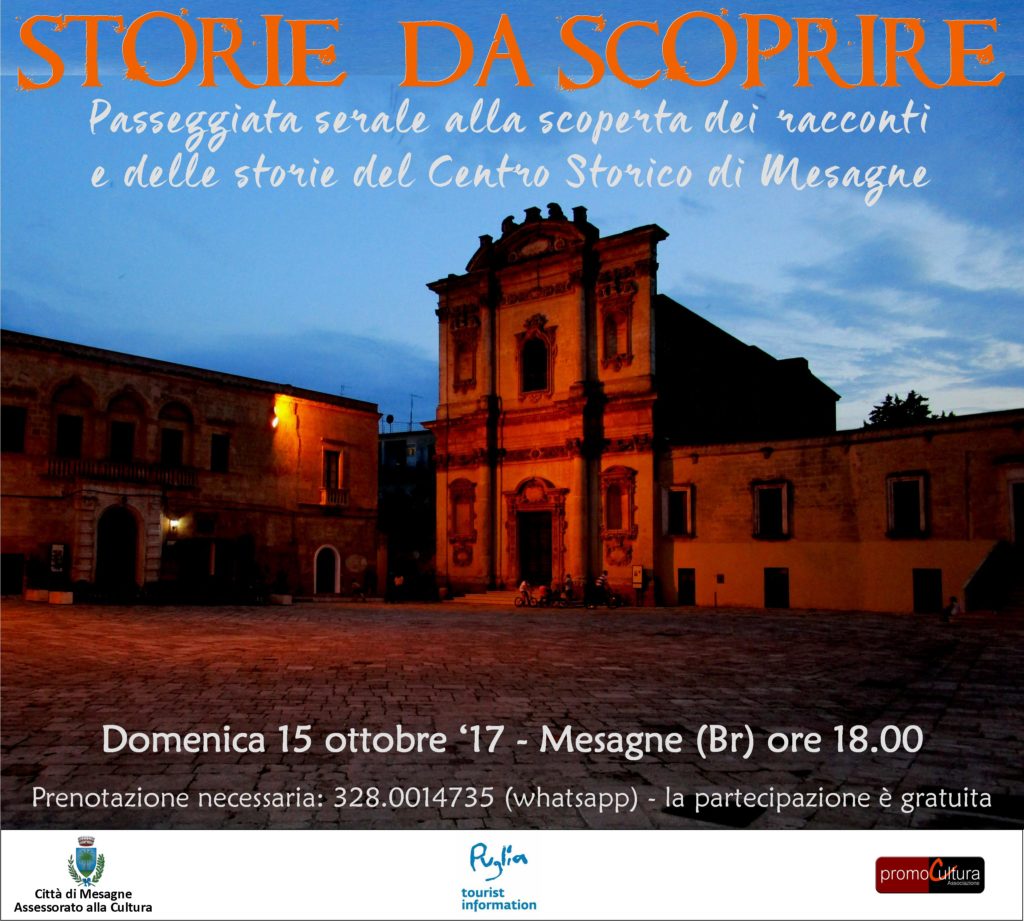 STORIE DA SCOPRIRE - 15 OTTOBRE 2017