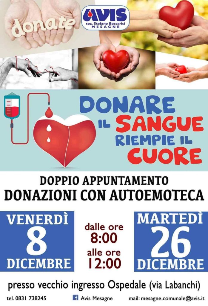 Locandina Donazione 26.12.2017