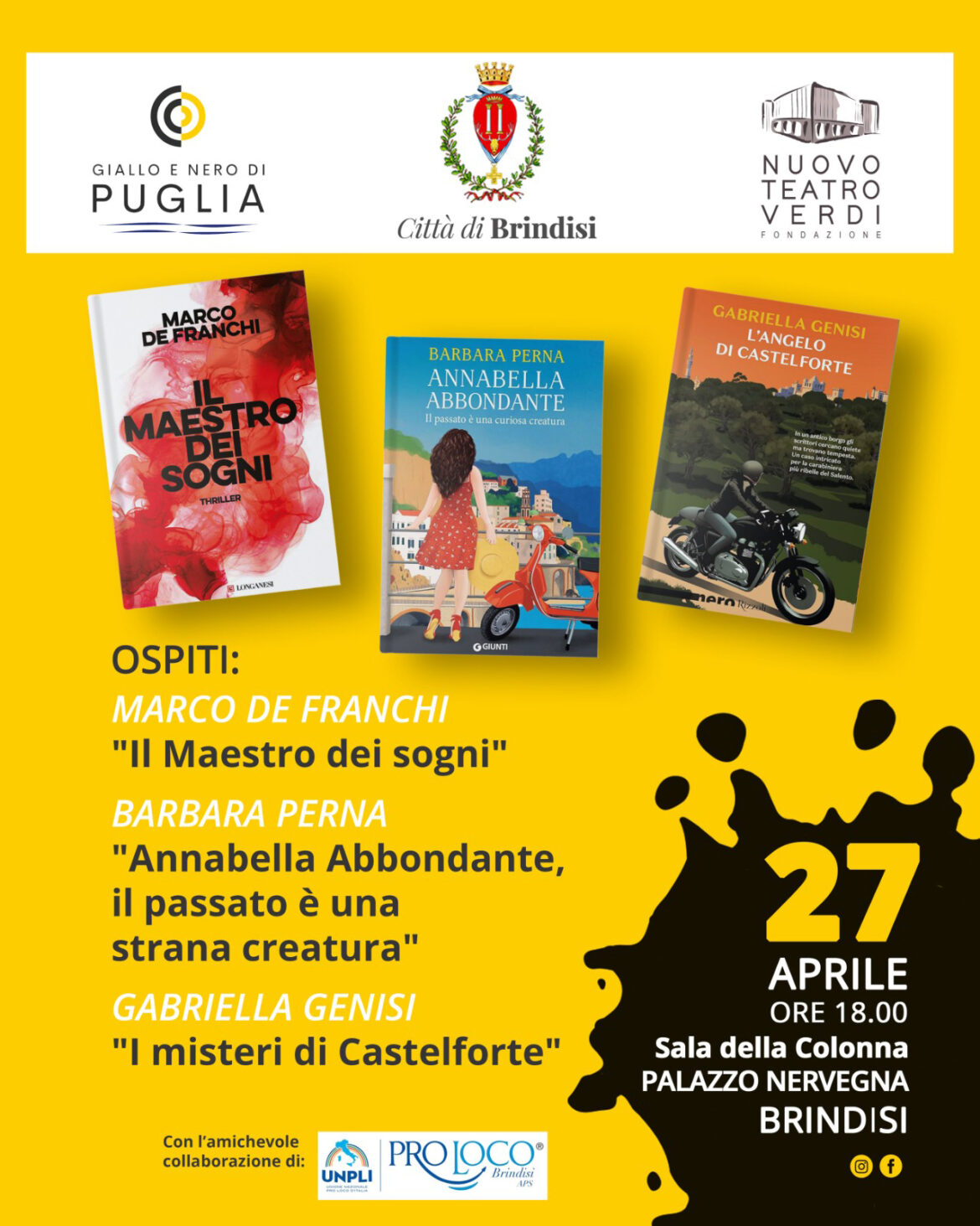 Presentazione Giallo e Nero di Puglia